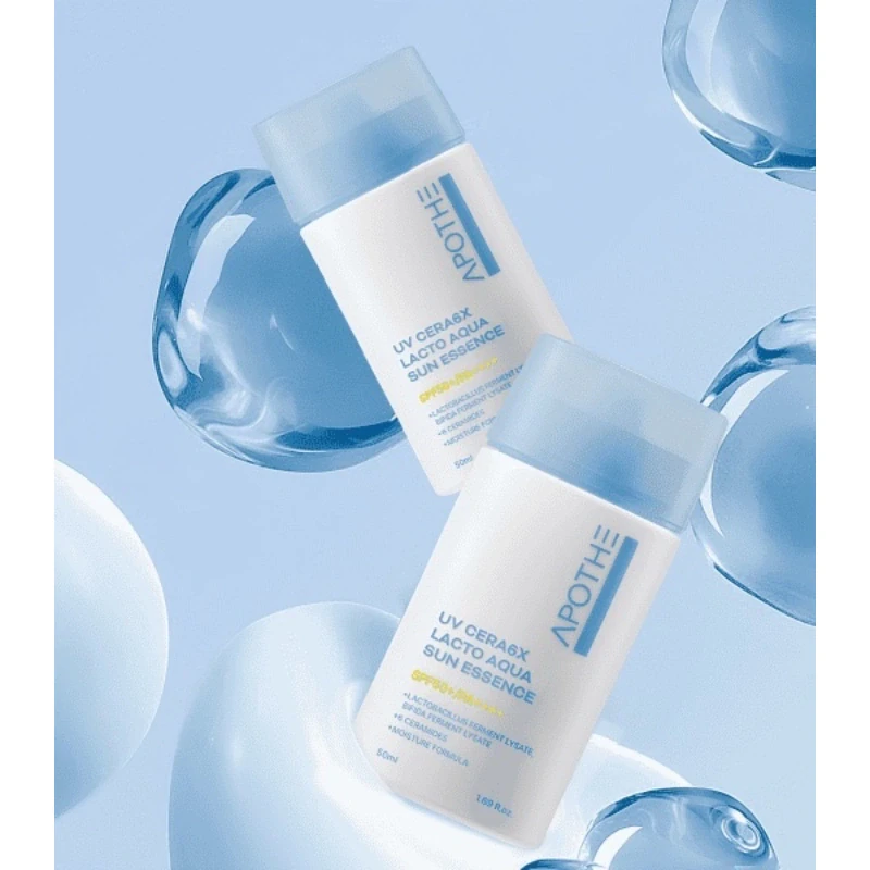 APOTHE UV Cera6x Lacto Aqua Sun Essence SPF50+ , 50ml. – drėkinanti apsauginė esencija nuo saulės 1