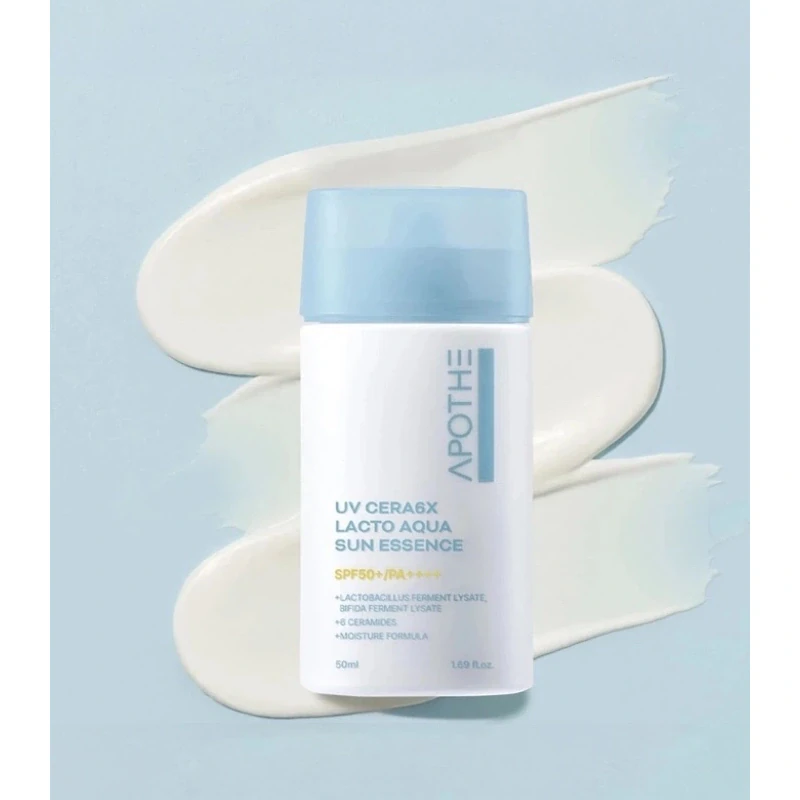 APOTHE UV Cera6x Lacto Aqua Sun Essence SPF50+ , 50ml. – drėkinanti apsauginė esencija nuo saulės 2