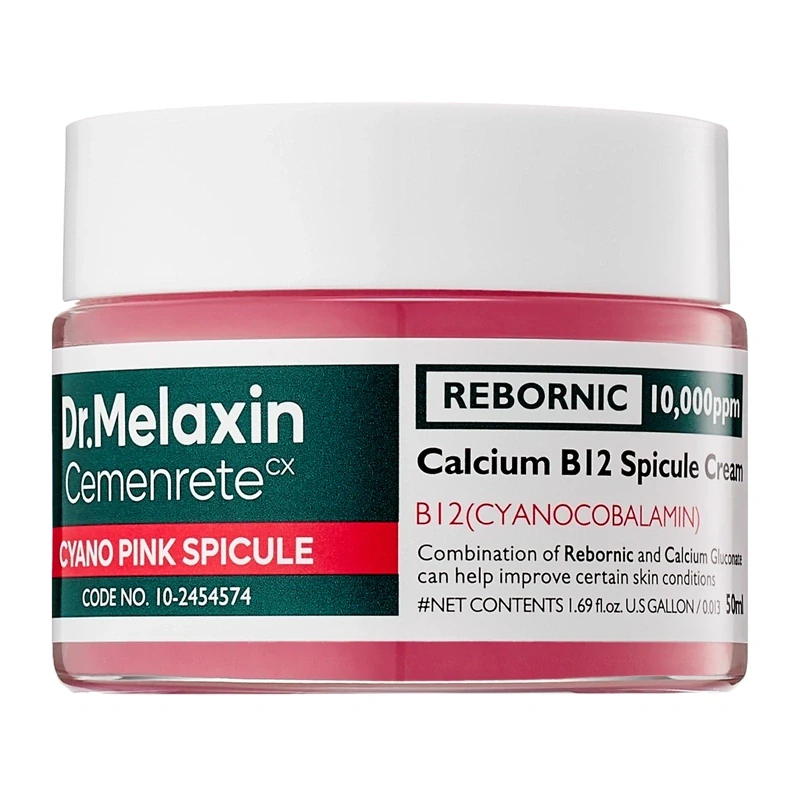 Dr. Melaxin Cemenrete Cyano Pink Spicule Cream, 50 ml. – veido kremas su spikulėmis ir vitaminu B12 