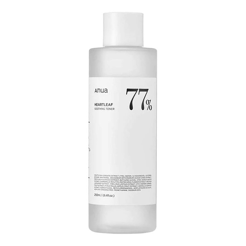 Anua Heartleaf 77% Soothing Toner Jumbo – raminamasis veido tonikas, 500ml.