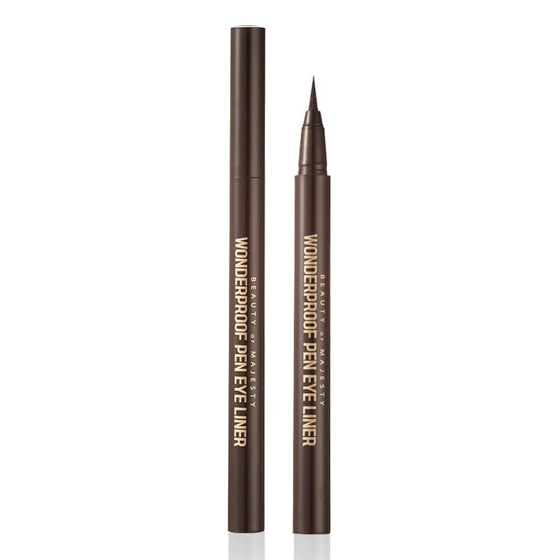 BOM Wonderproof Pen Eye Liner #02 Wonder Brown – akių pravedimas