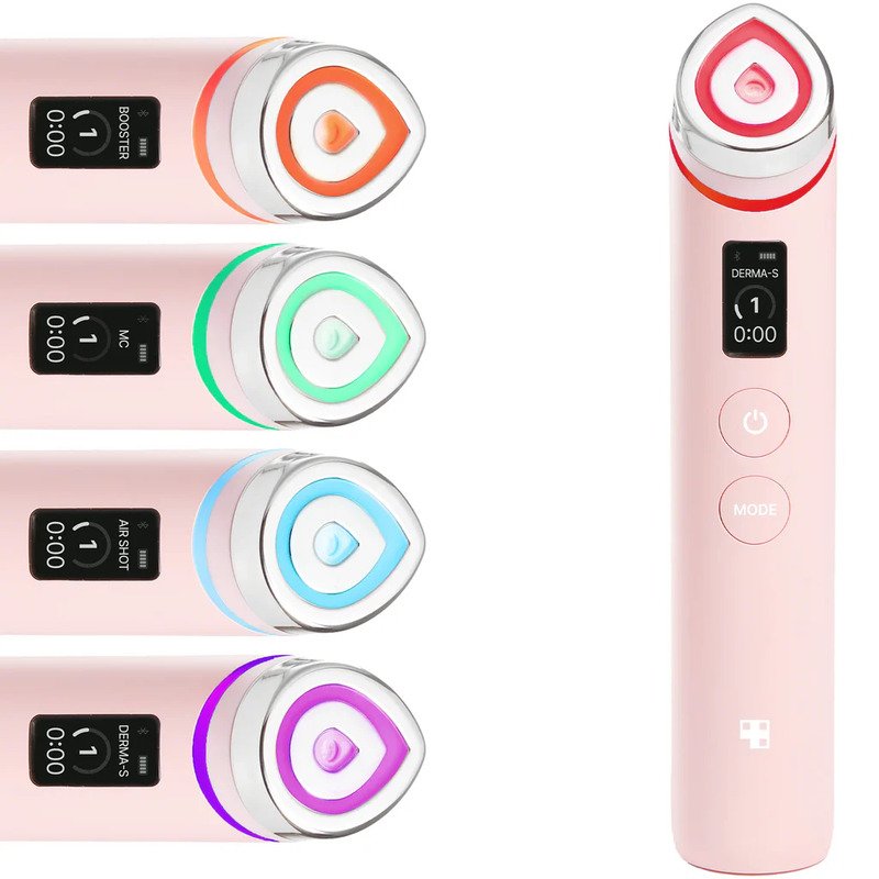 medicube AGE-R Booster Pro Pink – veido odos priežiūros aparatas
