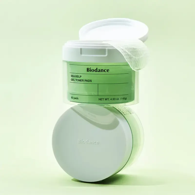 Biodance Sea Kelp Gel Toner Pads – drėkinantys ir raminantys toniko padeliai su jūros dumbliais 1