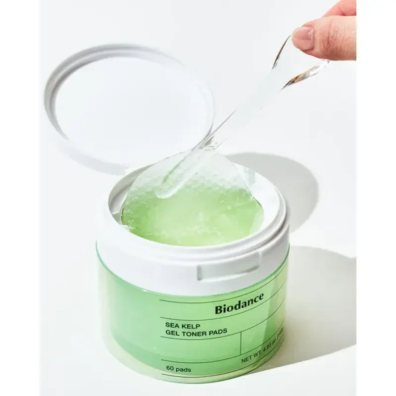 Biodance Sea Kelp Gel Toner Pads – drėkinantys ir raminantys toniko padeliai su jūros dumbliais 2