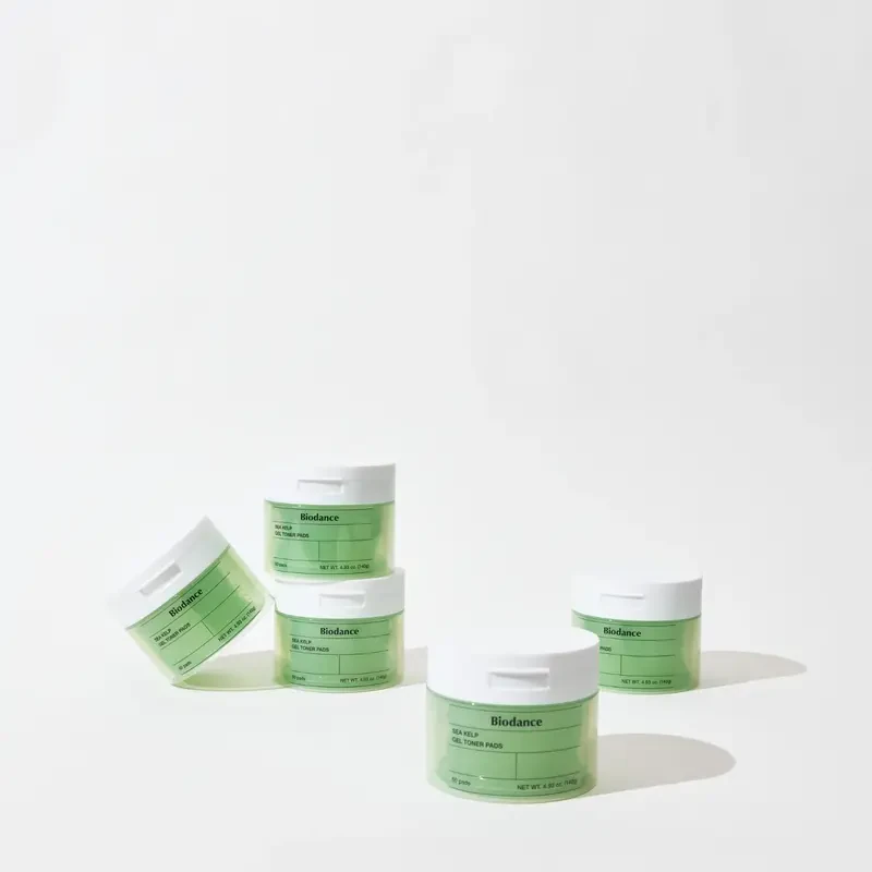 Biodance Sea Kelp Gel Toner Pads – drėkinantys ir raminantys toniko padeliai su jūros dumbliais 3