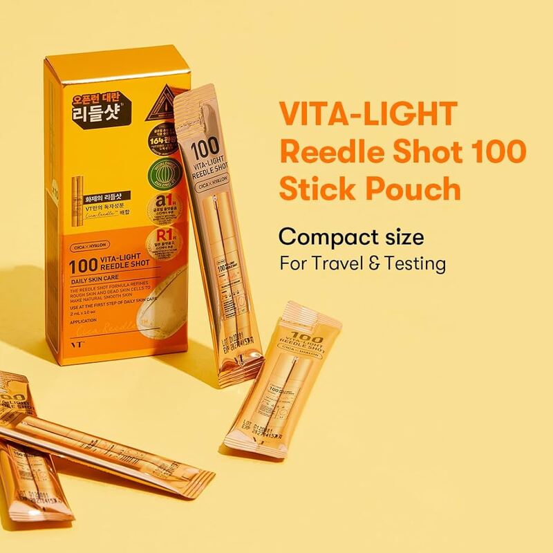 VT Cosmetics Vita Light Reedle Shot 100 – šviesinamasis serumas, 2 ml.*10vnt 1