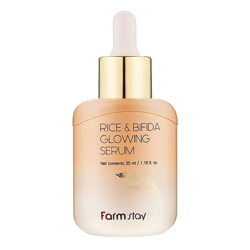 Farmstay Rice&Bifida Glowing Serum – šviesinamasis veido serumas