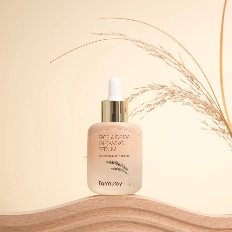 Farmstay Rice&Bifida Glowing Serum – šviesinamasis veido serumas 2