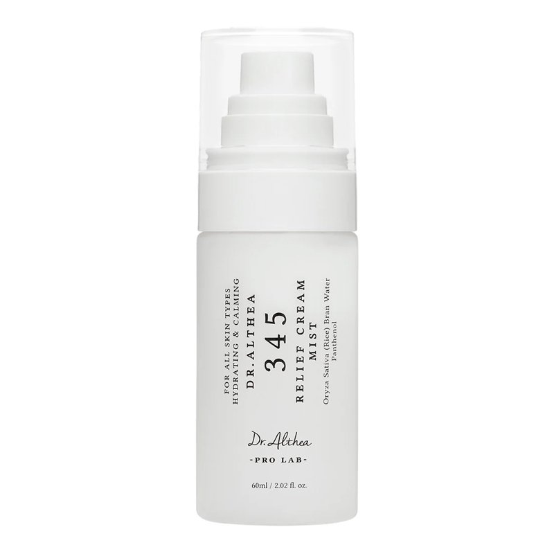Dr. Althea 345 Relief Cream Mist – drėkinamoji veido dulksna, 60 ml.