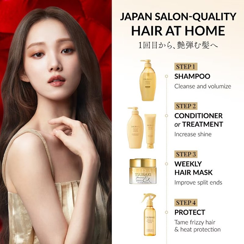 TSUBAKI Premium Treatment Water – plaukų dulksna 1