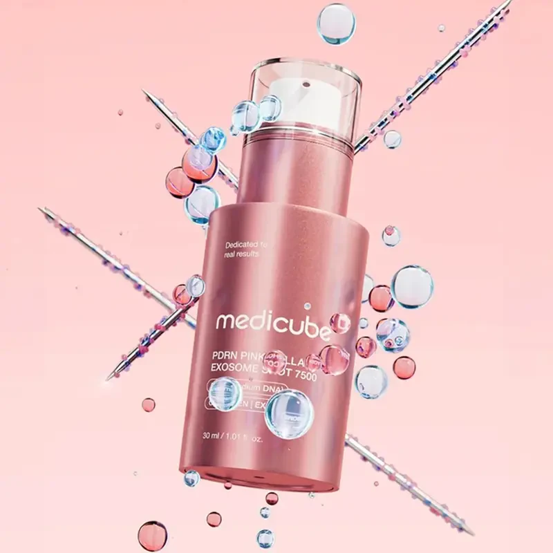 medicube PDRN Pink Collagen Exosome Shot Serum 7500, 50 ml. – stangrinantis serumas su PDRN ir kolagenu 2