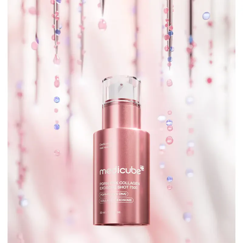 medicube PDRN Pink Collagen Exosome Shot Serum 7500, 50 ml. – stangrinantis serumas su PDRN ir kolagenu 3