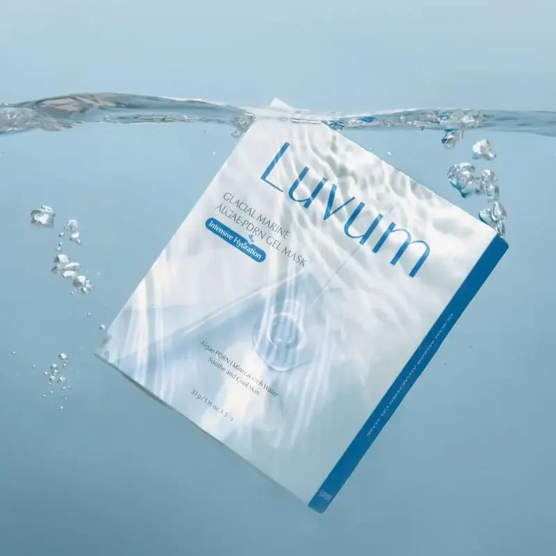 Luvum Glacial Marine Algae-PDRN Gel Mask, 33g. – hidrogelio kaukė su PDRN ir jūros dumbliais 1
