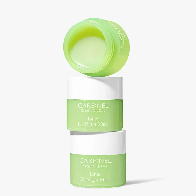 CARENEL Lime Lip Night Mask, 23 g. – naktinė šveičiamoji lūpų kaukė 1