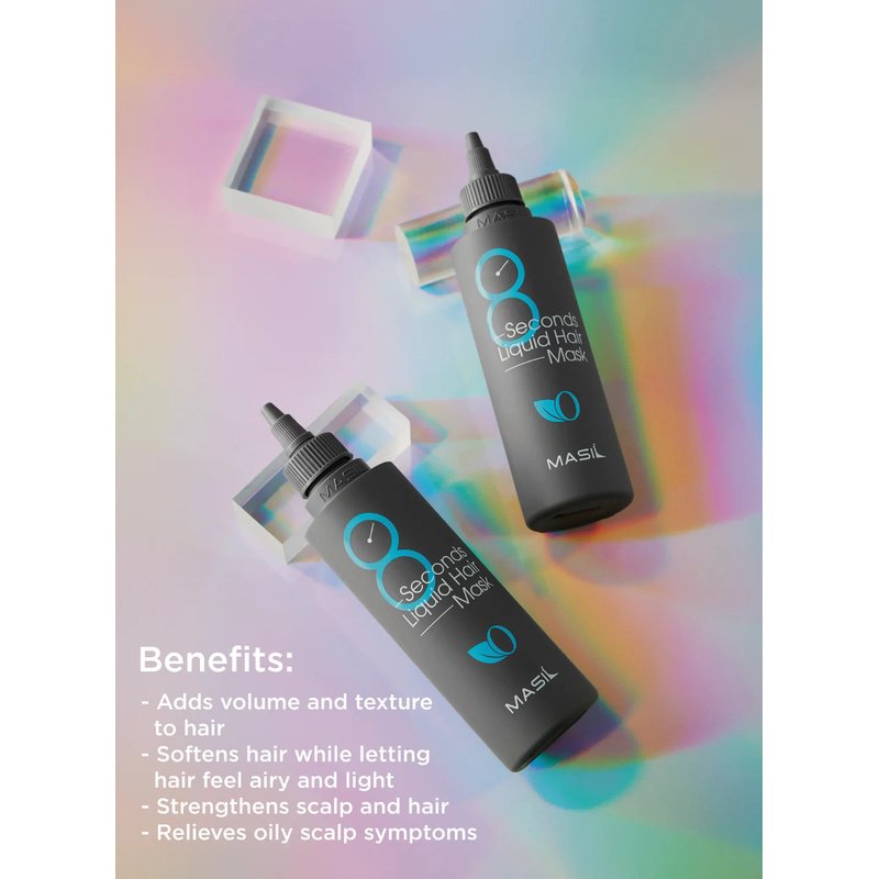 Masil 8 Seconds Liquid Hair Mask, 50ml. – apimties suteikianti plaukų kaukė 1