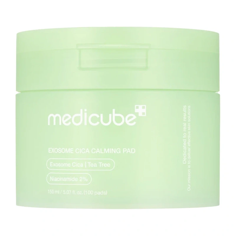 medicube Exosome Cica Calming Pad, 100 vnt. – raminantys toniko padeliai su CICA egzosomomis