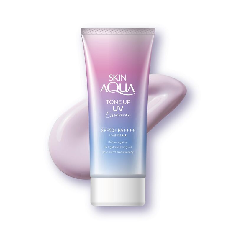 Rohto Skin Aqua Tone Up UV Essence SPF+ PA++++ – tonuojanti esencija nuo saulės