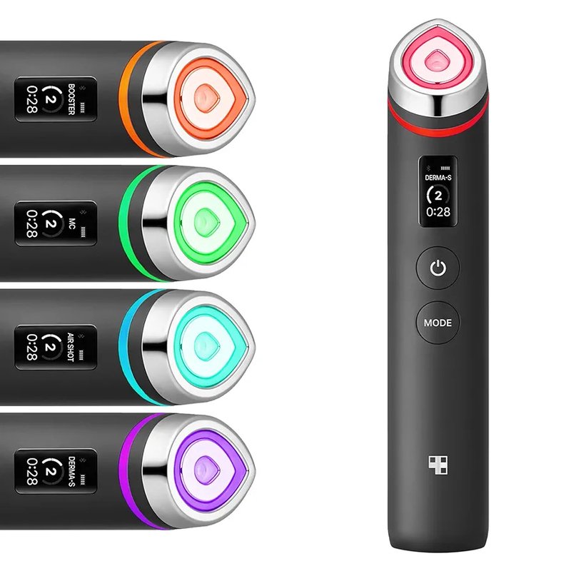 medicube AGE-R Booster Pro Black – veido odos priežiūros aparatas