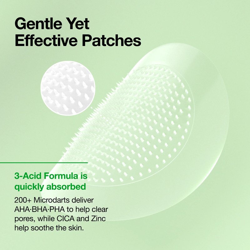 Anua Triple Acid Spot Care Microdart Patch – spuogų pleistrai 3