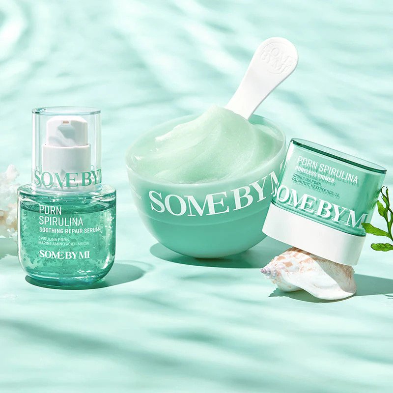 Some By Mi PDRN Spirulina Soothing Repair Serum – raminamasis serumas su PDRN spirulina 4