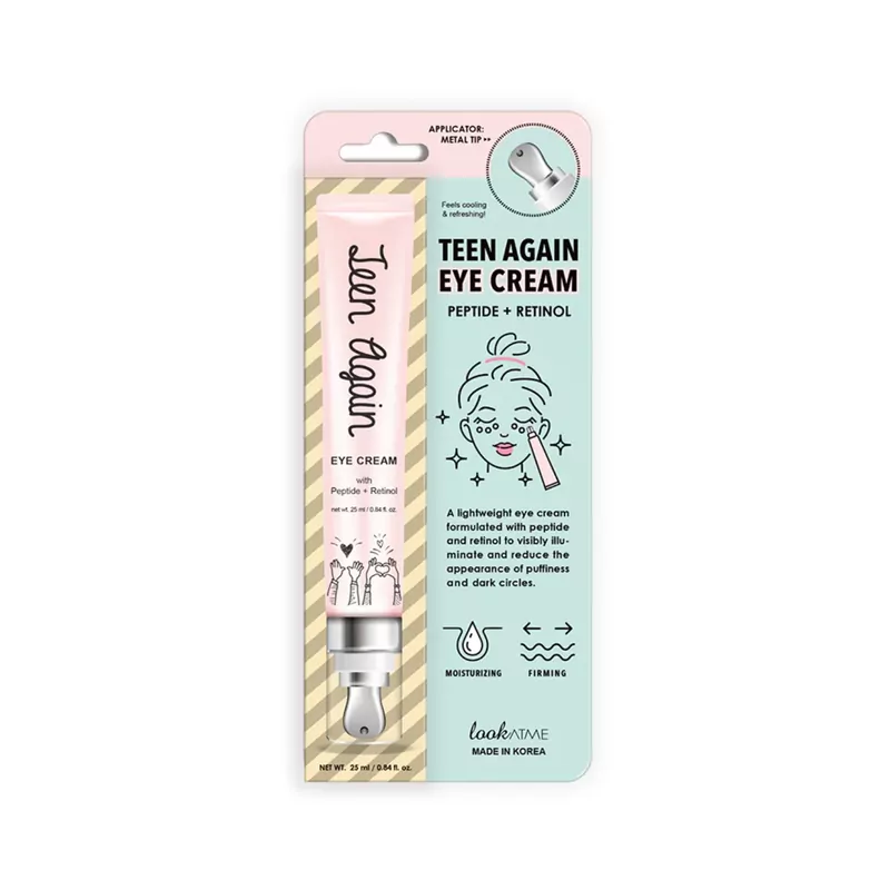 look AT ME At Me Teen Again Eye Cream Peptide Retinol – paakių kremas su retinoliu 1