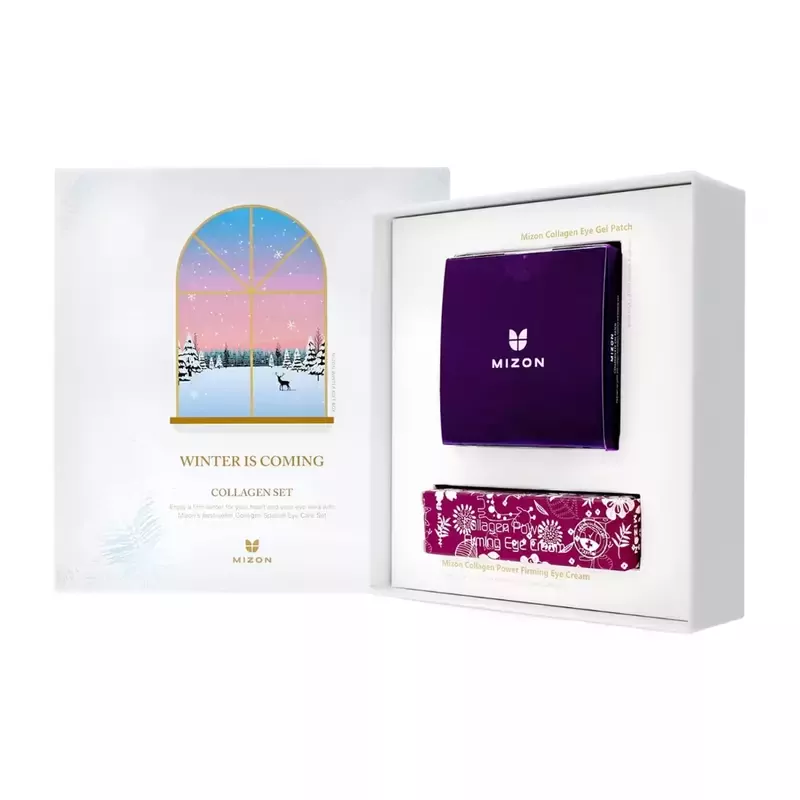 Mizon Winter Is Coming Collagen Set  – akių priežiūros dovanų rinkinys 1
