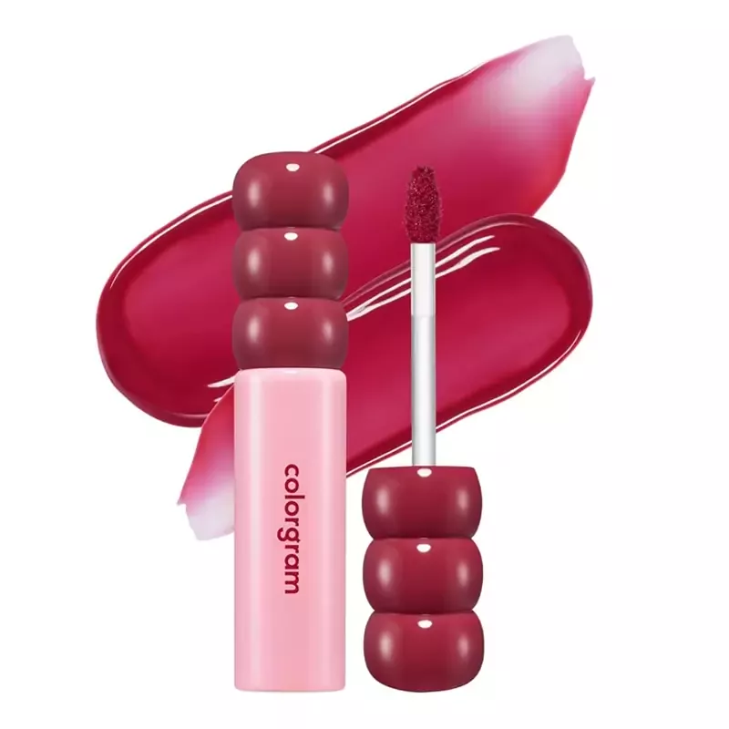 colorgram Fruity Glass Tint 18 Cherry Villain – lūpų tint'as