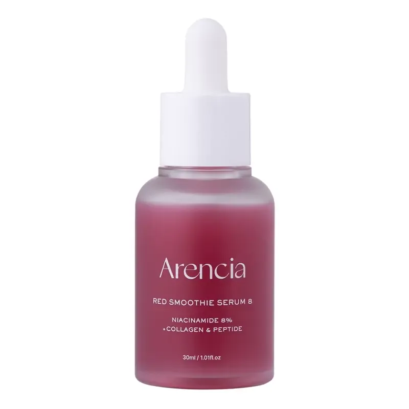 Arencia Red Smoothie Serum 8 – serumas su kolagenu ir niacinamidu