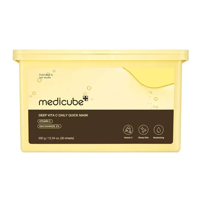 medicube Deep Vita C Daily Quick Mask – šviesinamosios veido kaukės