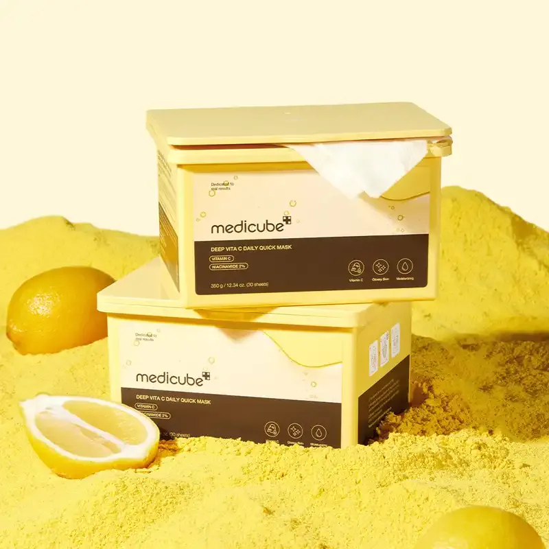 medicube Deep Vita C Daily Quick Mask – šviesinamosios veido kaukės 1