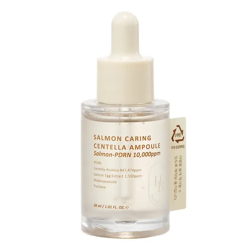 HEVEBLUE Salmon Caring Centella Ampoule – veido serumas su PDRN