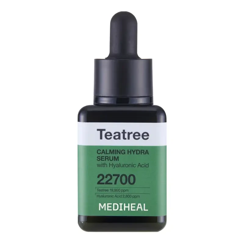 MEDIHEAL Teatree Calming Hydra Serum – raminantis veido serumas