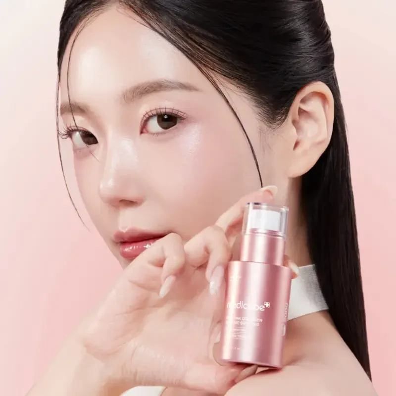 medicube PDRN Pink Collagen Exosome Shot Serum 2000, 50 ml. – stangrinantis serumas su PDRN ir kolagenu 2