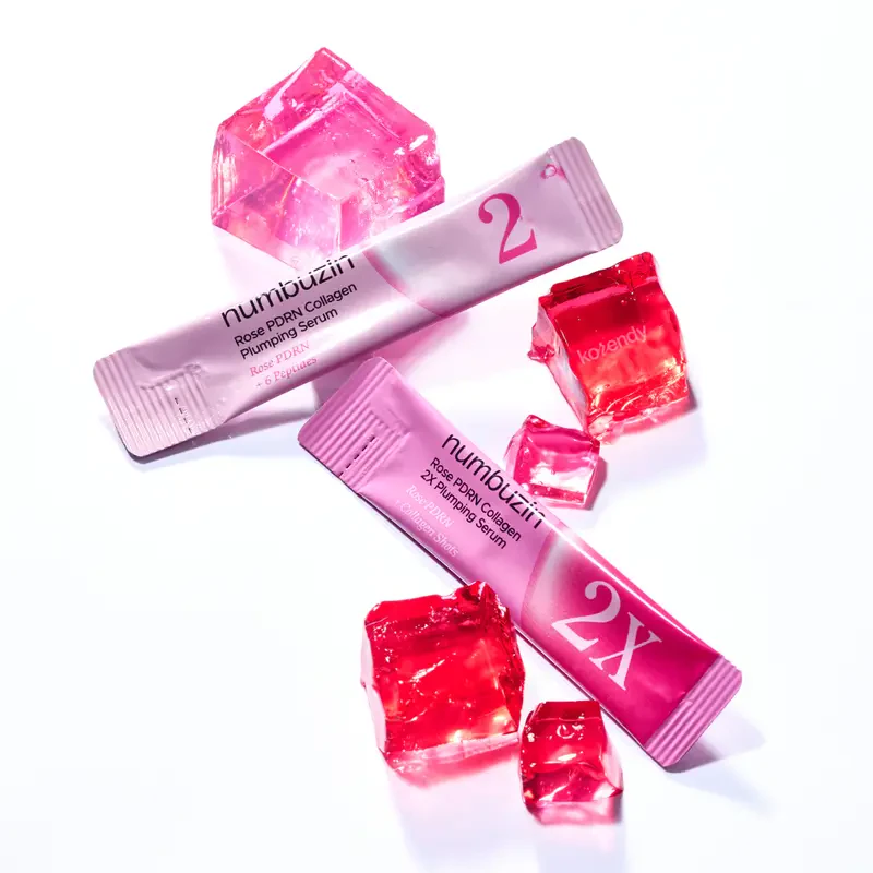 numbuzin No.2 Rose PDRN Collagen Plumping Serum DUO, 1.2ml. * 10 vnt. – serumų rinkinukas 3