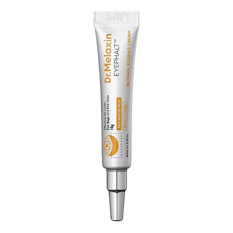 Dr. Melaxin Eyephalt Retinol Eyebag Cream, 10 g. – paakių kremas su retinoliu, kofeinu ir mikroadatomis