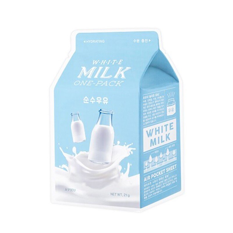 A'pieu White Milk One Pack - veido kaukė