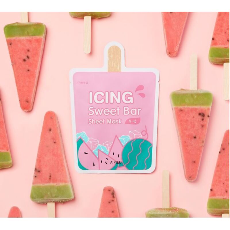 A'pieu Icing Sweet Bar Sheet Mask Watermelon - veido kaukė