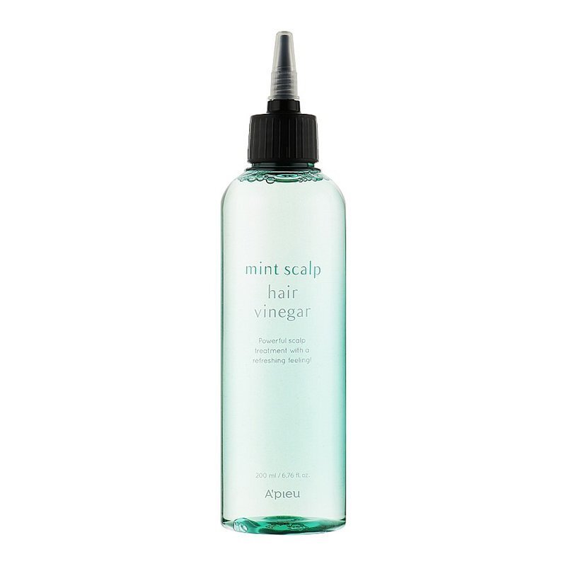 A'pieu Mint Scalp & Hair Vinegar – priemonė su mėtomis balansuojanti galvos odą