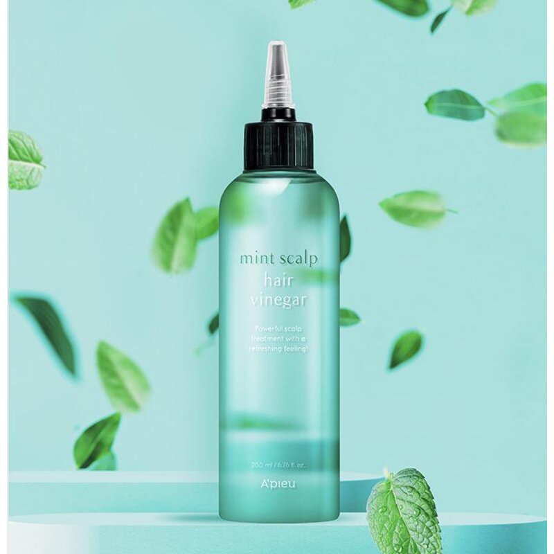 A'pieu Mint Scalp & Hair Vinegar – priemonė su mėtomis balansuojanti galvos odą