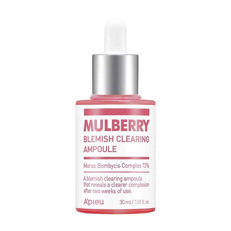 A'pieu Mulberry Blemish Clearing Ampoule – šviesinamoji ampulė