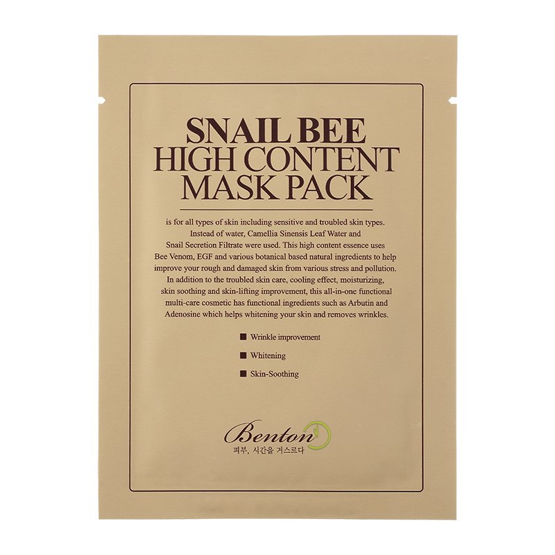 Benton Snail Bee High Mask Pack - veido kaukė