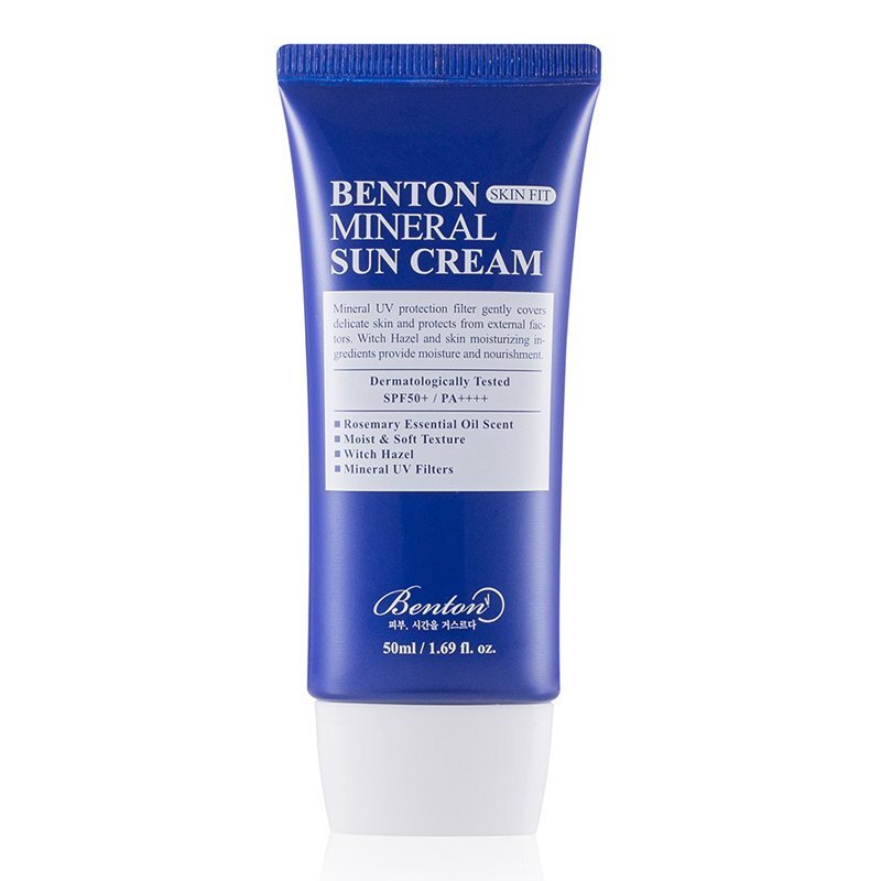 Benton Skin Fit Mineral Sun Cream SPF50+ PA++++ – apsauginis kremas nuo saulės