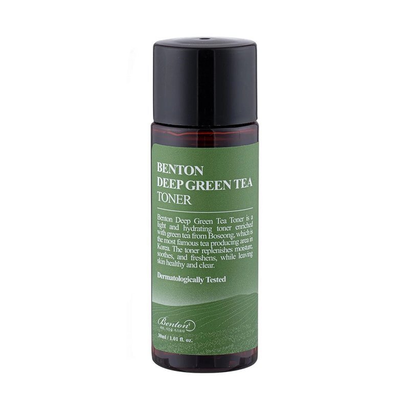 Benton Deep Green Tea Toner – veido tonikas, 30 ml.