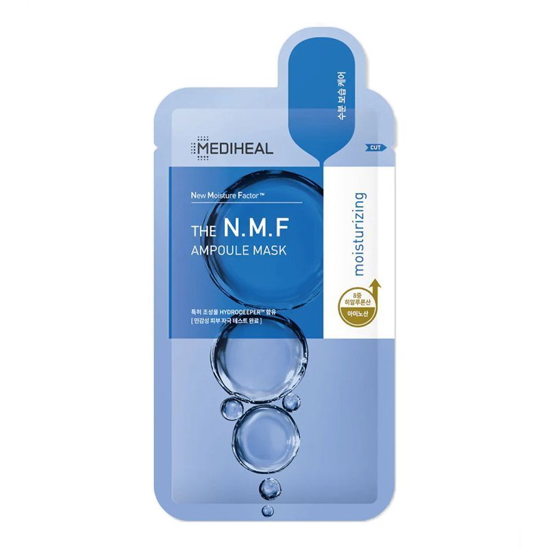 MEDIHEAL The N.M.F Moisturizing Ampoule Mask – drėkinamoji veido kaukė