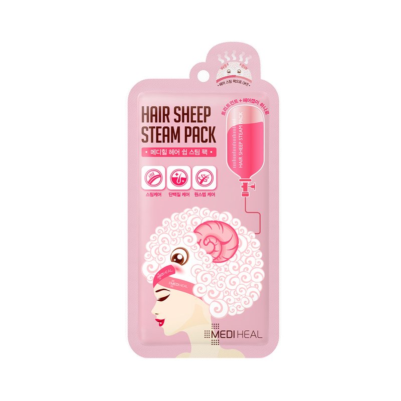 MEDIHEAL Hair Sheep Steam Pack – plaukų kaukė