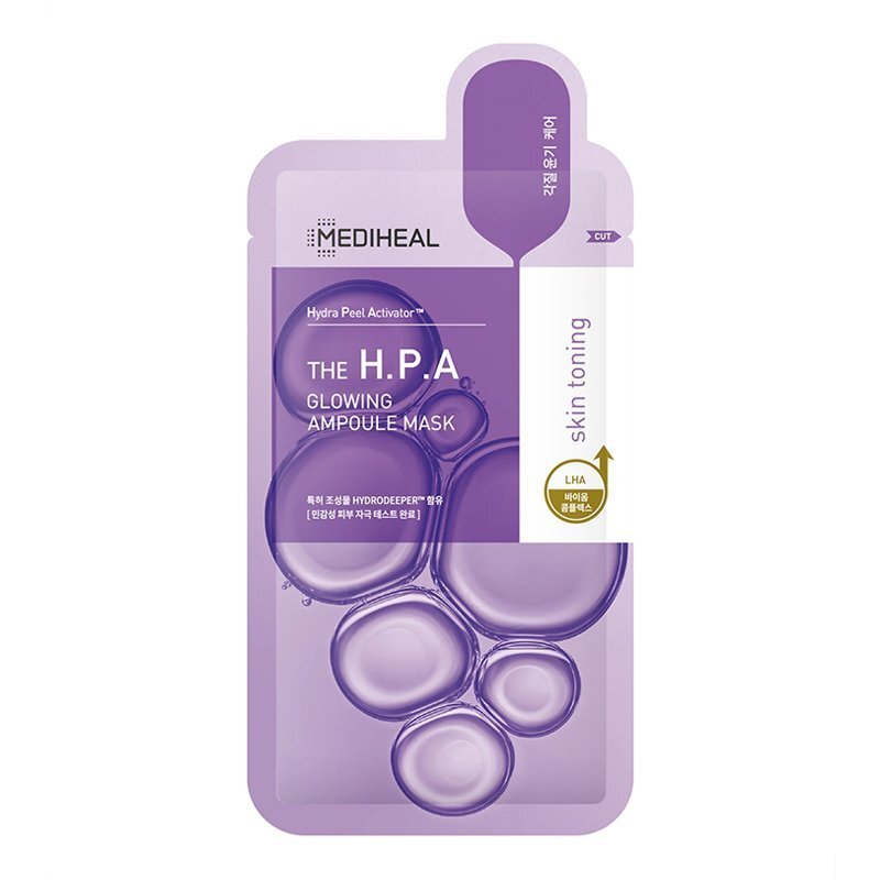 MEDIHEAL The E.G.T Nourishing Ampoule Mask jauninamoji veido kaukė