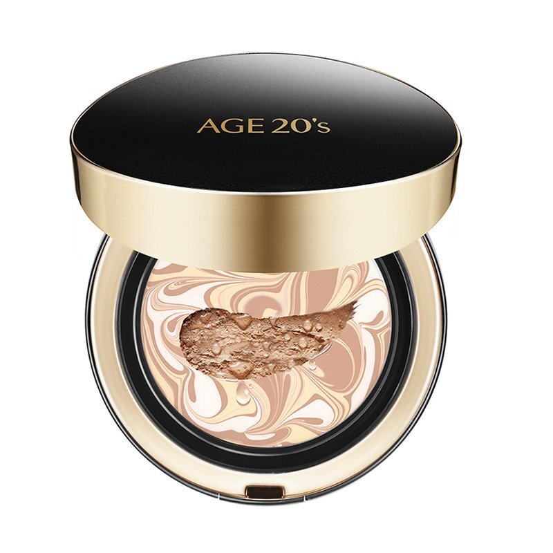 AGE20s Signature Essence Cover Pact Intense Cover Plus Refill 23 – makiažo pagrindas su papildymu, 14 g.*2