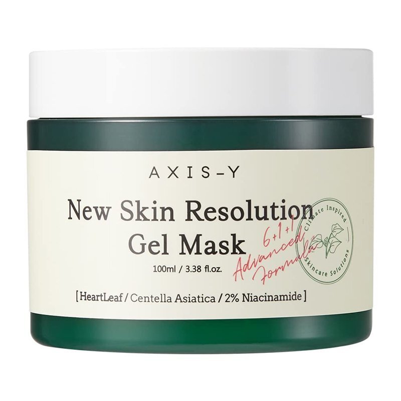 AXIS-Y New Skin Resolution Gel Mask – šviesinamoji veido kaukė