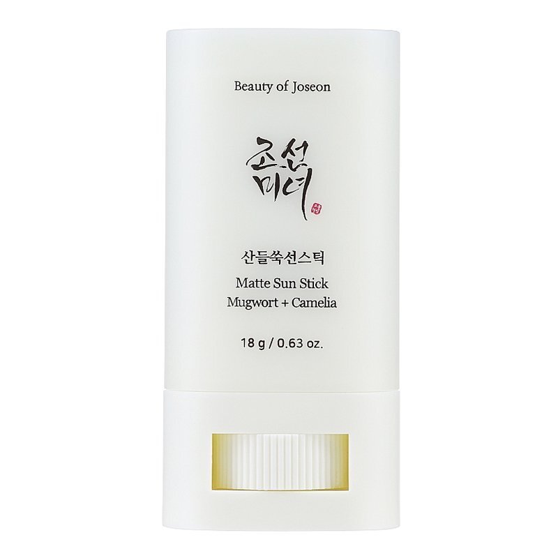 Beauty Of Joseon Matte Sun Stick Mugwort + Camelia SPF50+ PA+++ – apsauginis pieštukas nuo saulės