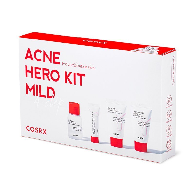 CosRX AC Collection Acne Hero Kit Mild 4 Step – rinkinys